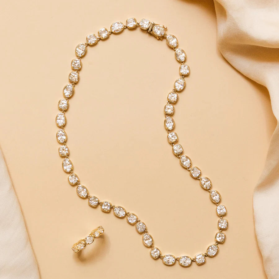 Tonglin Luxury Tennis Chain Necklace | Jewelry Dropshipping Suppliers