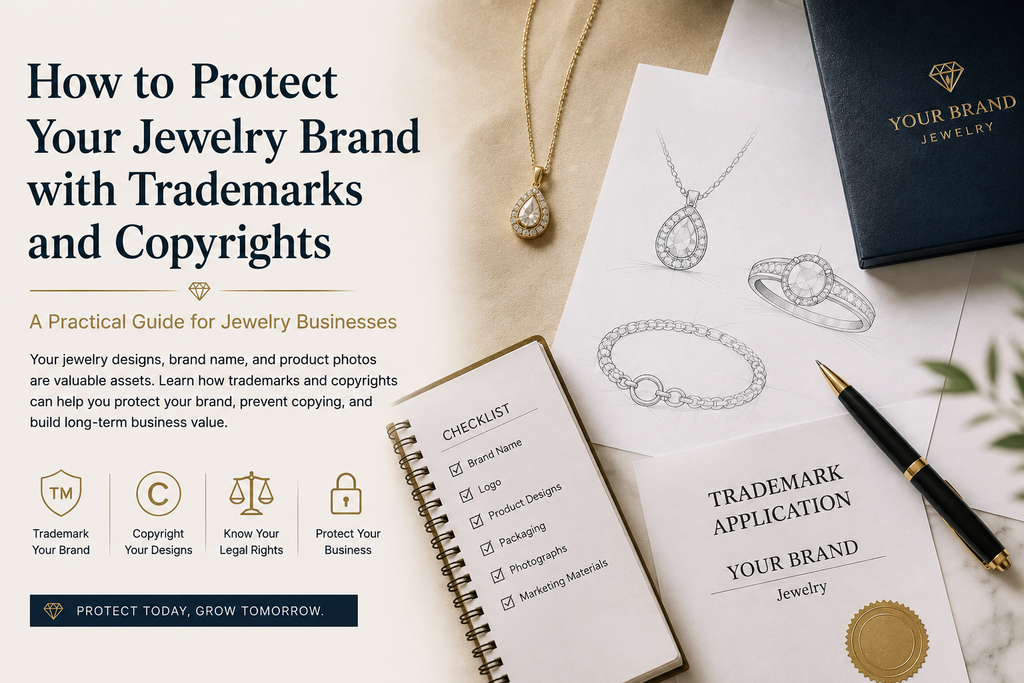 How to Protect Your Jewelry Brand: Trademarks, Copyrights, and Design Protection