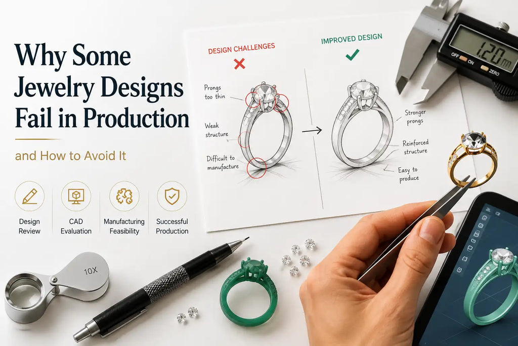 Why Some Jewelry Designs Fail in Production—and How to Avoid It