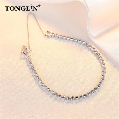 Tonglin High Quality Custom Silver Bracelets Vermeil Minimalist Large Cuff Sterling Silver Custom Charm Bracelets Wholesale