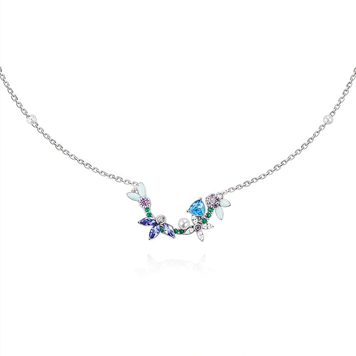 Tonglin Wisteria Flower Necklace – 18K Gold Floral Elegance for Wholesale Jewelrylin