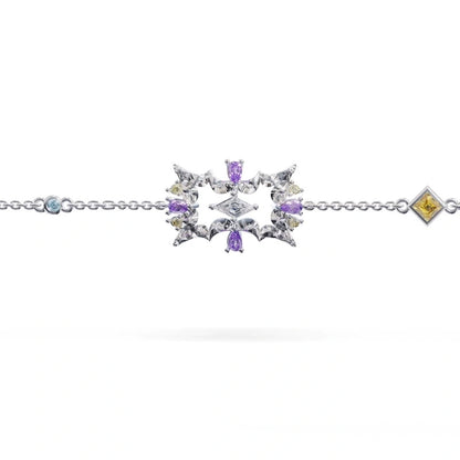 Tonglin  Day & Night Amethyst 925 Silver Bracelet