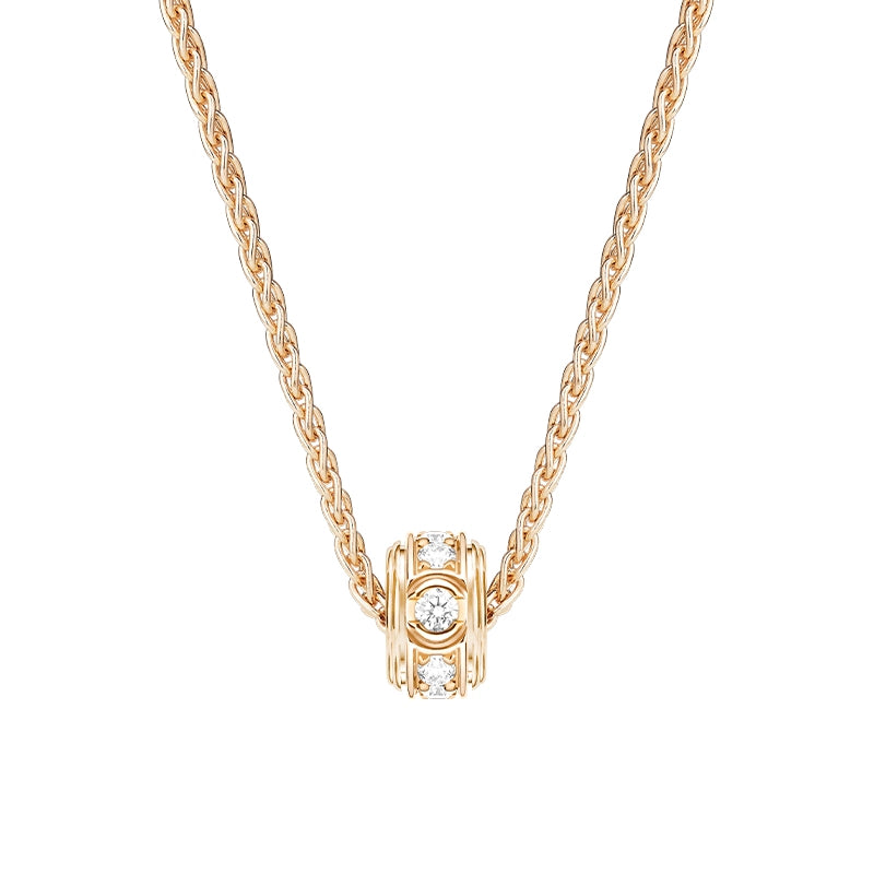 Tonglin Wholesale Recommendation | Rotatable Diamond Pendant Necklace with Lab-Grown Diamonds, Dynamic and Luxurious