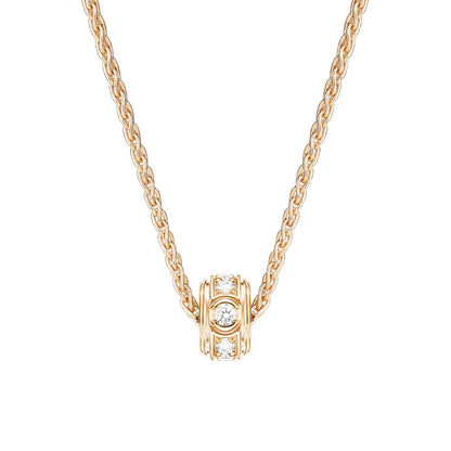 Tonglin Wholesale Recommendation | Rotatable Diamond Pendant Necklace with Lab-Grown Diamonds, Dynamic and Luxurious