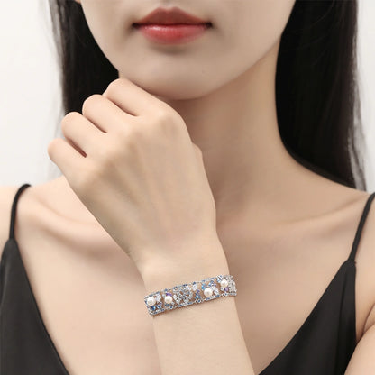 Tonglin Oceanic Trajectory Diamond Bracelet – 18K Gold Luxury Jewelry for Wholesale