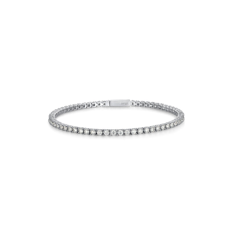 Tonglin 18K White Gold Lab grown Diamond Tennis Bracelet – Timeless Elegance for Wholesale