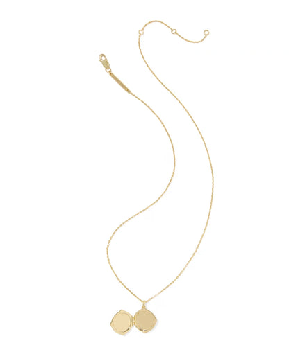 Tonglin Skye Celestial 18k Yellow Gold Vermeil Locket Pendant Necklace