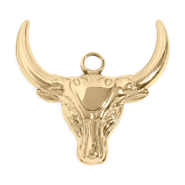 Tonglin Stainless Steel Bull Pendants - Jewelry Supplier